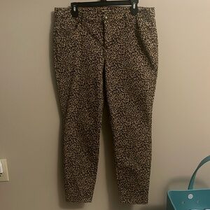 Leopard Print Jeans